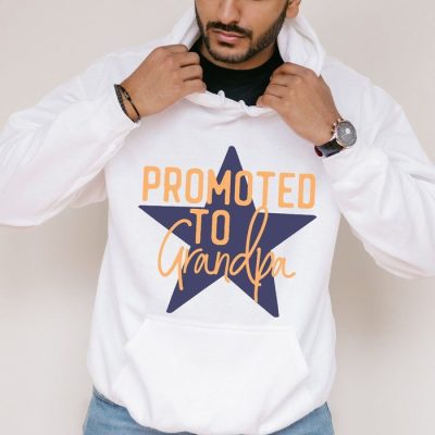 Promoted To Grandpa Star Unisex Hoodie JSH1441