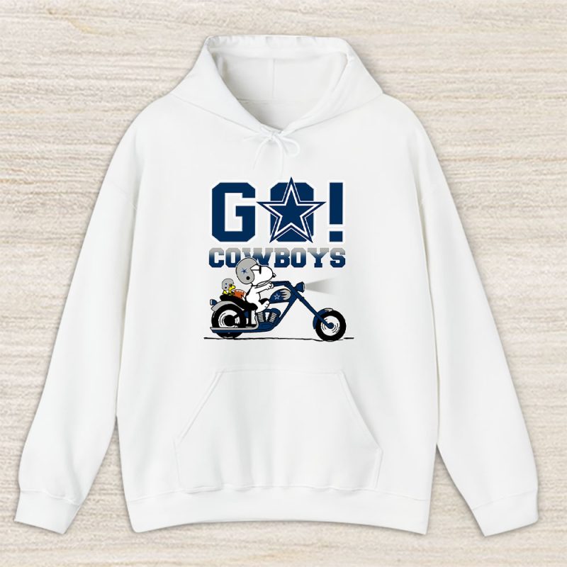 Snoopy X Driver X Dallas Cowboys Team X Nfl X American Football Unisex Pullover Hoodie TBH1417