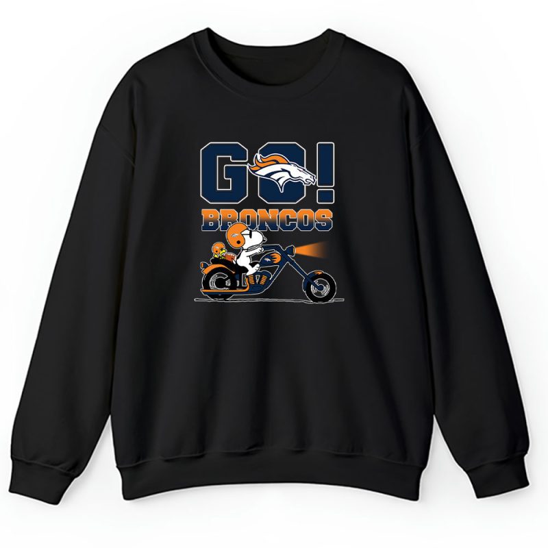 Snoopy X Driver X Denver Broncos Team X Nfl X American Football Unisex Sweatshirt TBS1425