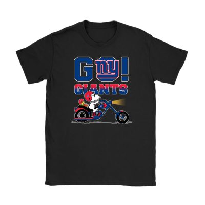 Snoopy X Driver X New York Giants Team X Nfl X American Football Unisex T-Shirt TBT1422