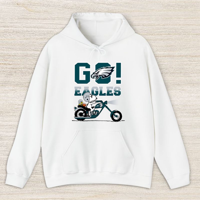 Snoopy X Driver X Philadelphia Eagles Team X Nfl X American Football Unisex Pullover Hoodie TBH1424