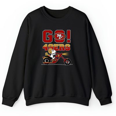 Snoopy X Driver X San Francisco 49Ers Team X Nfl X American Football Unisex Sweatshirt TBS1421