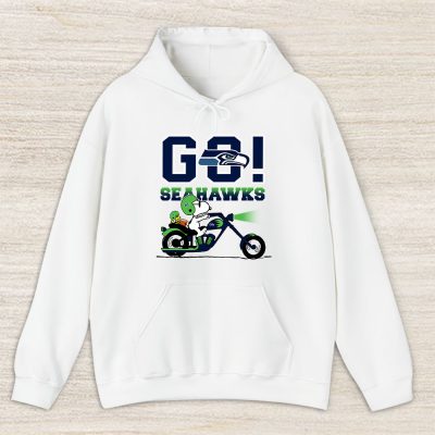 Snoopy X Driver X Seattle Seahawks Team X Nfl X American Football Unisex Pullover Hoodie TBH1416