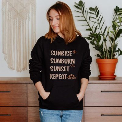 Sunrise Sunburn Sunset Repeat Unisex Hoodie JSH1568
