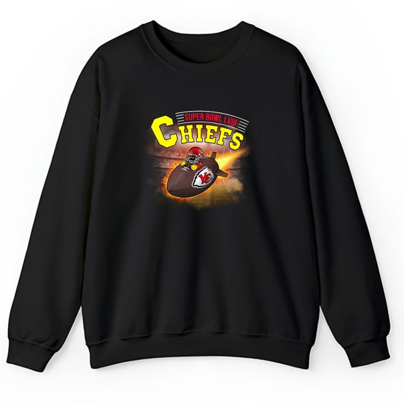 Super Bowl LVIII Football Kansas City Chiefs Unisex Sweatshirt For Fan TBS1234