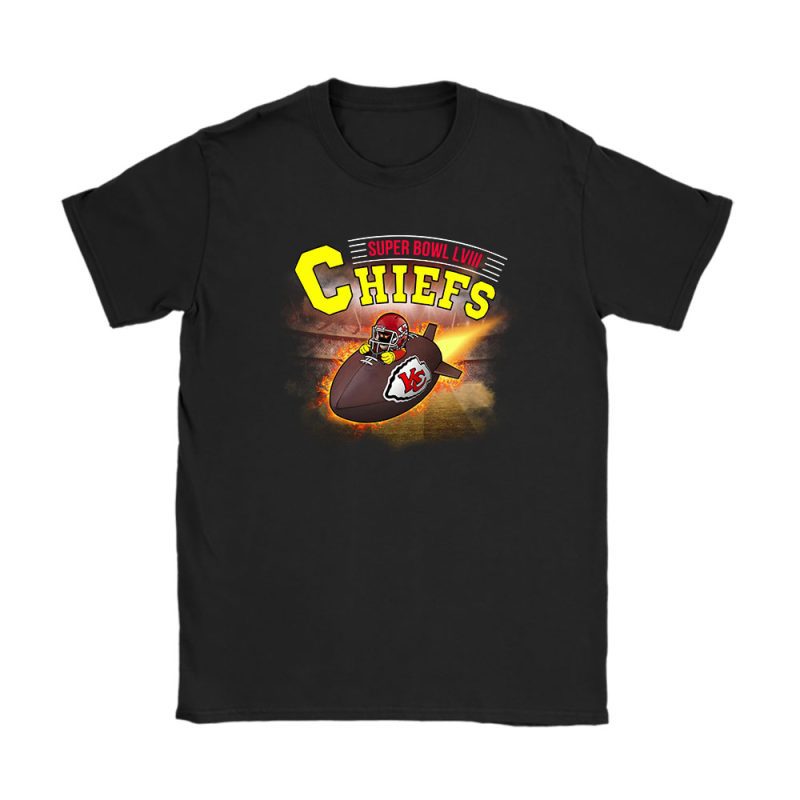 Super Bowl LVIII Football Kansas City Chiefs Unisex T-Shirt For Fan TBT1234