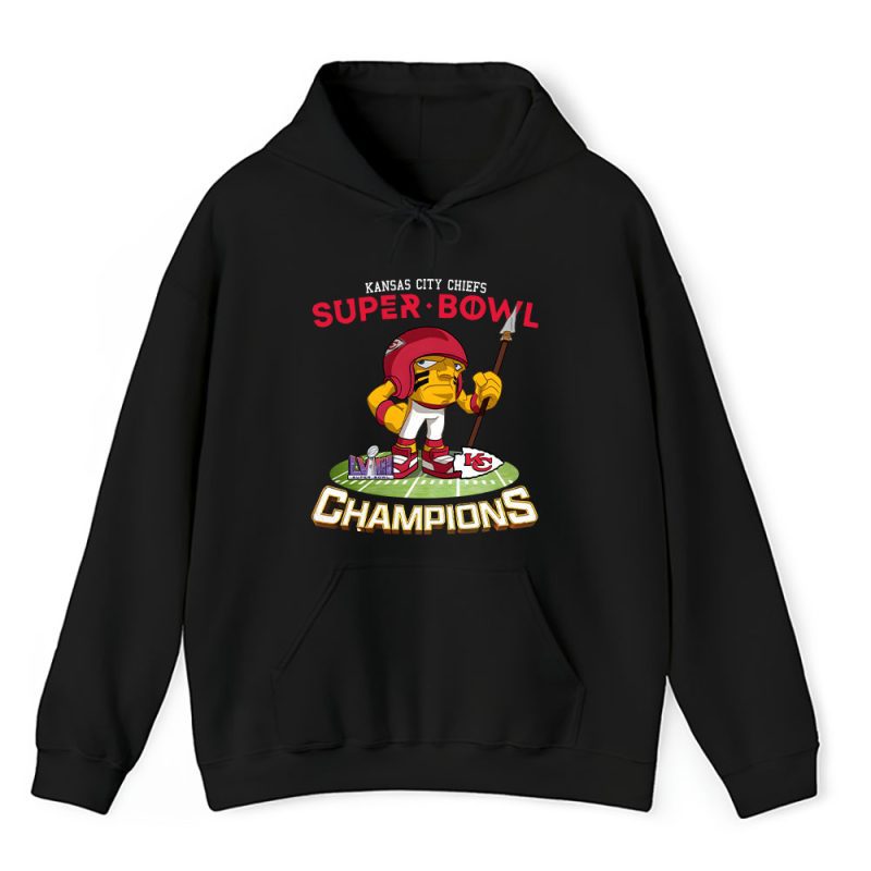 Super Bowl LVIII x NFL x American Football x Kansas City Chiefs x Kc Team Pullover Hoodie For Fan TBH1288