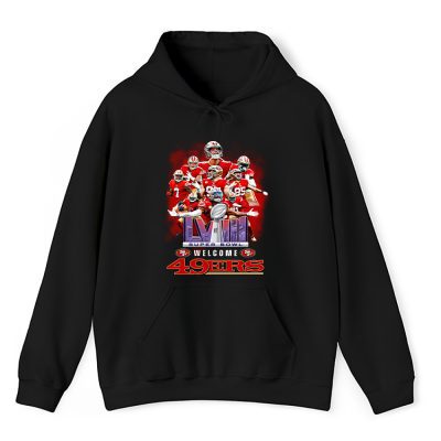 Super Bowl LVIII x Sf Team x NFL x American Football x San Francisco 49ers x Champoin 2024 Pullover Hoodie For Fan TBH1292