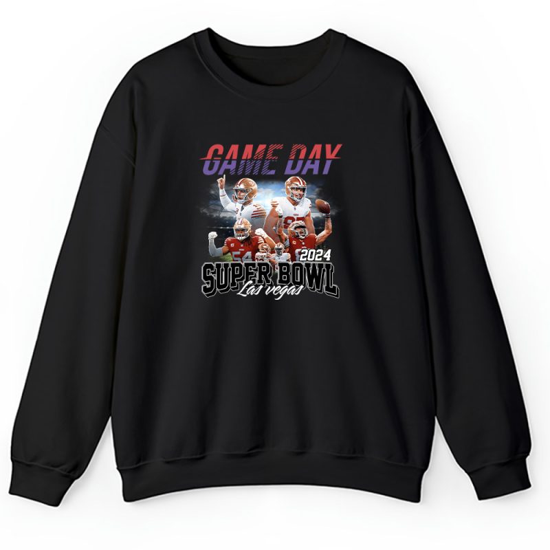 Super Bowl LVIII x Sf Team x NFL x American Football x San Francisco 49ers x Champoin 2024 Unisex Sweatshirt For Fan TBS1293