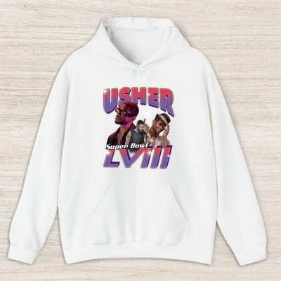 Super Bowl LVIII x Usher x NFL x American Football Pullover Hoodie For Fan TBH1233