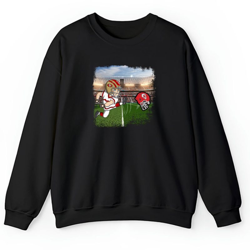 Superbowl 2024 San Francisco Kick Kansas City Chiefs To Win Unisex Sweatshirt For Fan TBS1240