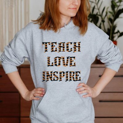 Teach Love Inspire Stripes Unisex Hoodie JSH1445