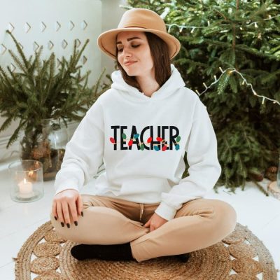 Teacher Christmas Lights Unisex Hoodie JSH1230