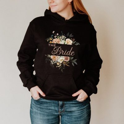 The Bride Wildflower Floral Unisex Hoodie JSH1556