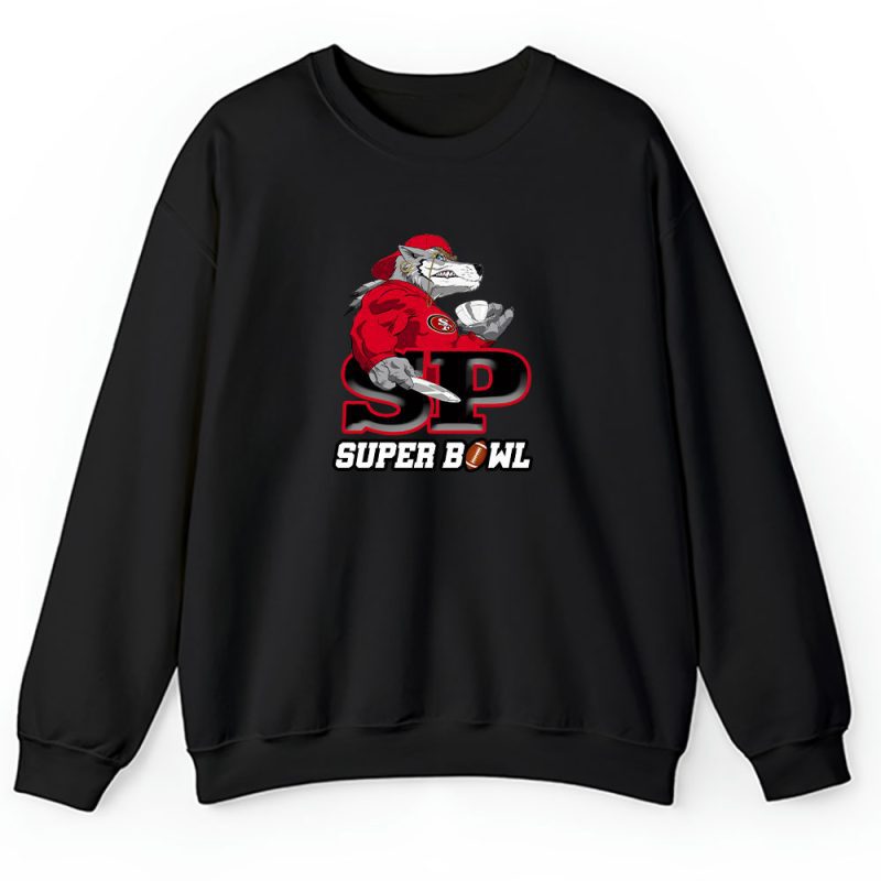 The Wolf San Francisco 49ers Super Bowl LVIII Unisex Sweatshirt For Fan TBS1272