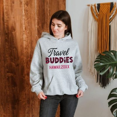 Travel Buddies Customized Unisex Hoodie JSH1451