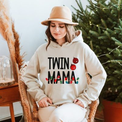 Twin Mama Christmas Lights Unisex Hoodie JSH1229