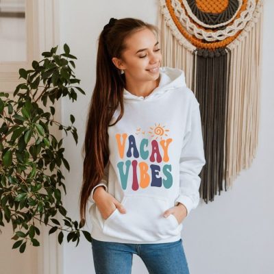 Vacay Vibes Retro Unisex Hoodie JSH1467