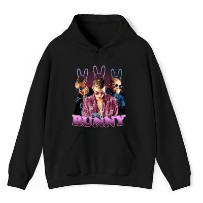 Bad Bunny Concert Bb Bunny Black Unisex Hoodie TAH1235