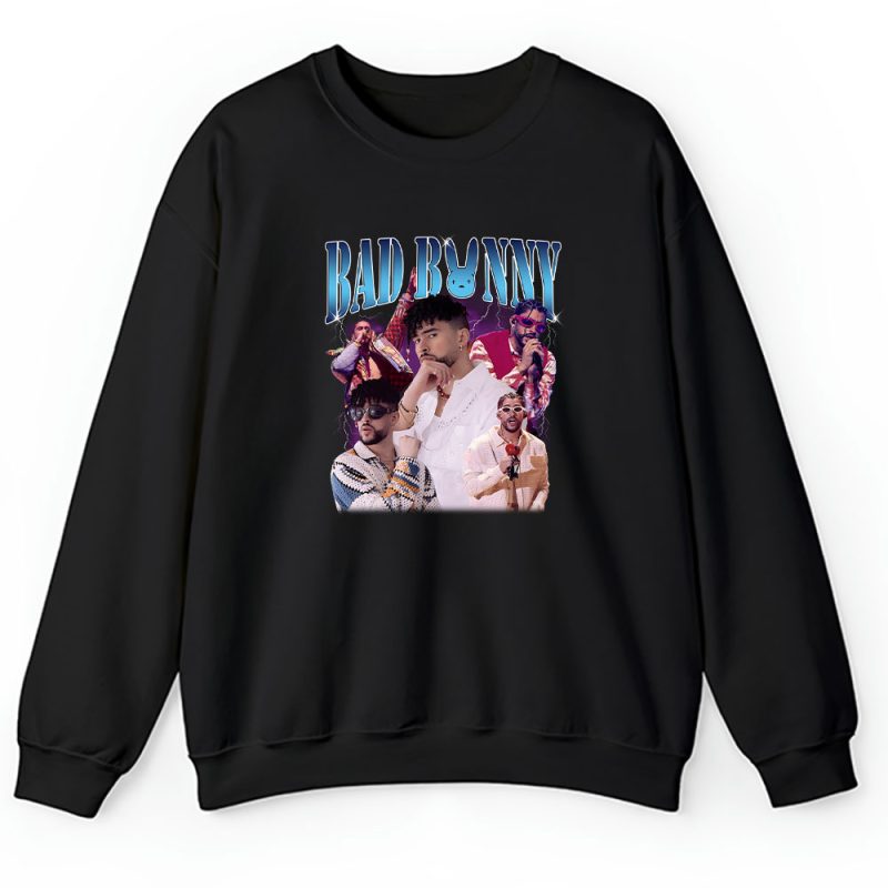 Bad Bunny Concert Bb Bunny Black Unisex Sweatshirt TAS1415