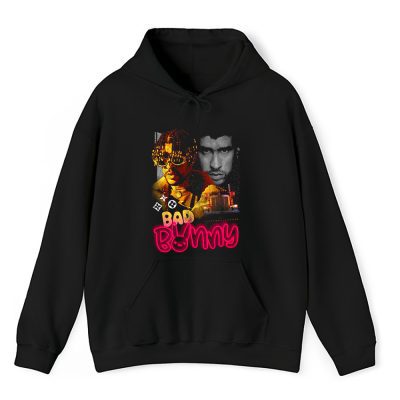 Bad Bunny Most Wanted Tour Bb Black Unisex Hoodie TAH1240