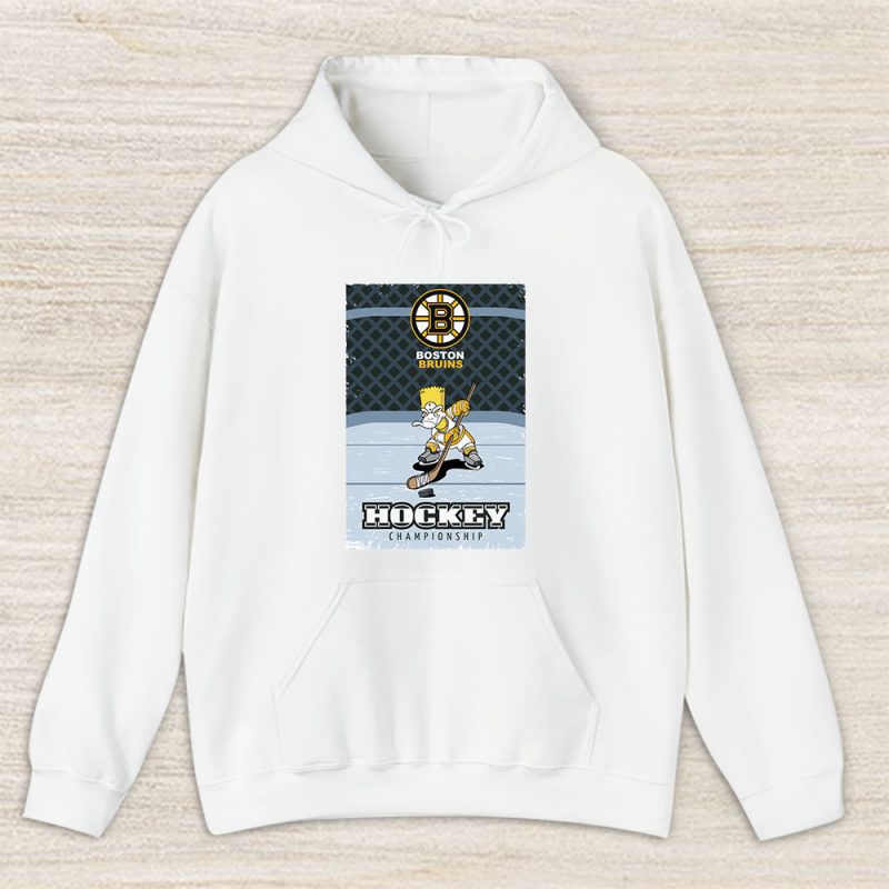 Bart Simpson X Boston Bruins Team X NHL X Hockey Fan Unisex Hoodie TAH1243