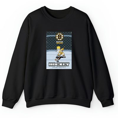 Bart Simpson X Boston Bruins Team X NHL X Hockey Fan Unisex Sweatshirt TAS1243
