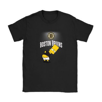 Bart Simpson X Boston Bruins Team X NHL X Hockey Fan Unisex T-Shirt TAT1244