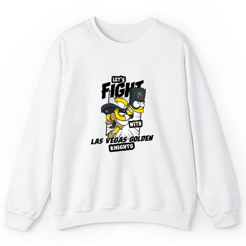 Bart Simpson X Las Vegas Golden Knights Team X NHL X Hockey Fan Unisex Sweatshirt TAS1272