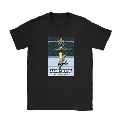 Bart Simpson X Las Vegas Golden Knights Team X NHL X Hockey Fan Unisex T-Shirt TAT1270