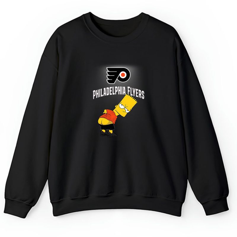 Bart Simpson X Philadelphia Flyers Team X NHL X Hockey Fan Unisex Sweatshirt TAS1259