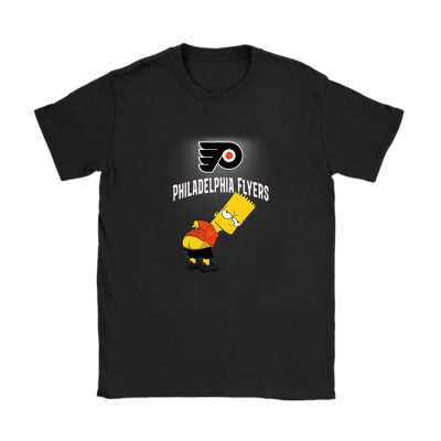 Bart Simpson X Philadelphia Flyers Team X NHL X Hockey Fan Unisex T-Shirt TAT1259