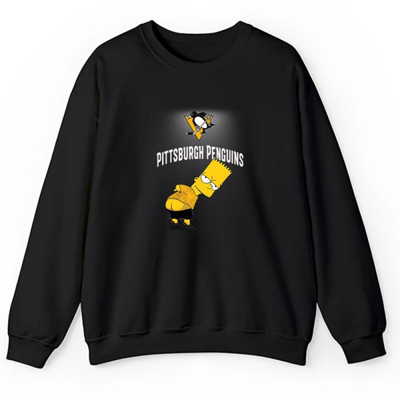Bart Simpson X Pittsburgh Penguins Team X NHL X Hockey Fan Unisex Sweatshirt TAS1262