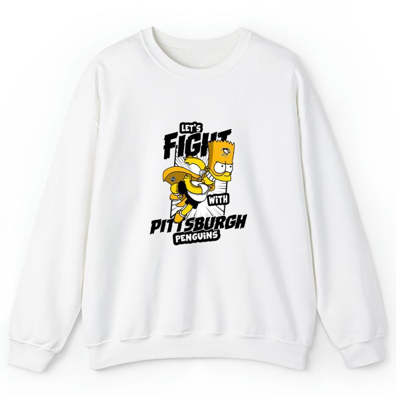 Bart Simpson X Pittsburgh Penguins Team X NHL X Hockey Fan Unisex Sweatshirt TAS1263