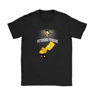 Bart Simpson X Pittsburgh Penguins Team X NHL X Hockey Fan Unisex T-Shirt TAT1262