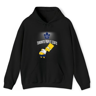 Bart Simpson X Toronto Maple Leafs Team X NHL X Hockey Fan Unisex Hoodie TAH1265
