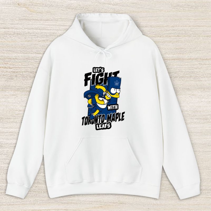 Bart Simpson X Toronto Maple Leafs Team X NHL X Hockey Fan Unisex Hoodie TAH1266