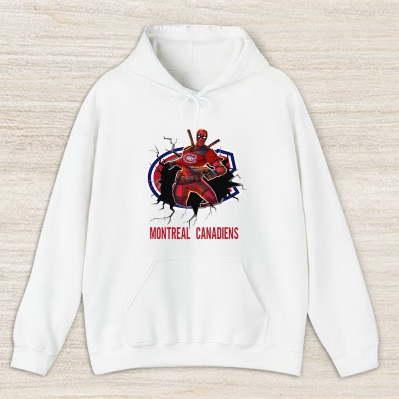 Deadpool NHL Montreal Canadiens Unisex Hoodie TAH1195