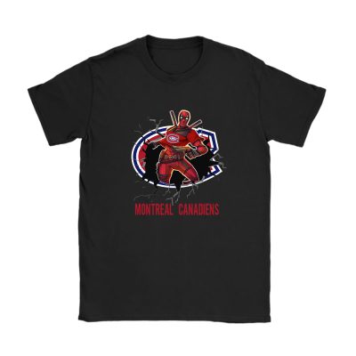 Deadpool NHL Montreal Canadiens Unisex T-Shirt TAT1195
