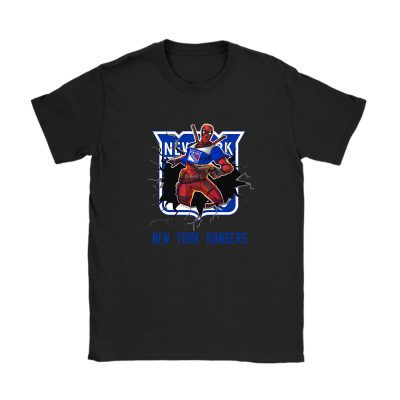 Deadpool NHL New York Rangers Unisex T-Shirt TAT1200