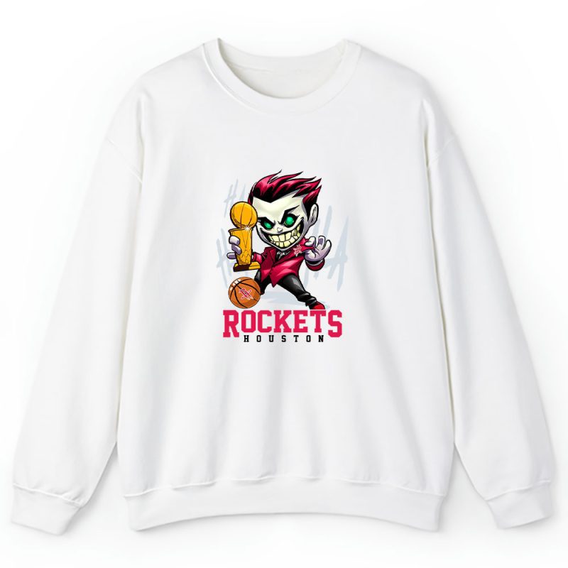 Joker Cartoon With The Champion Cup X Houston Rockets Team Unisex Sweatshirt TBS1592