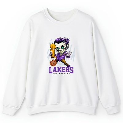 Joker Cartoon With The Champion Cup X Los Angeles Lakers Team Unisex Sweatshirt TBS1587