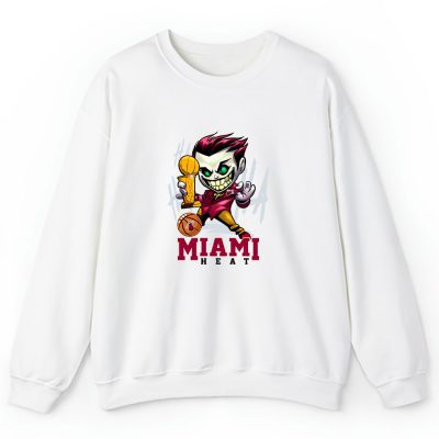Joker Cartoon With The Champion Cup X Miami Heat Team Unisex Sweatshirt TBS1591