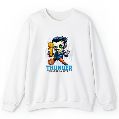 Joker Cartoon With The Champion Cup X Oklahoma City Thunder Team Unisex Sweatshirt TBS1593