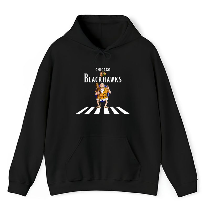 Kamesennin X Master Roshi X Chicago Blackhawks Team X NHL X Hockey Fan Unisex Hoodie TAH1336