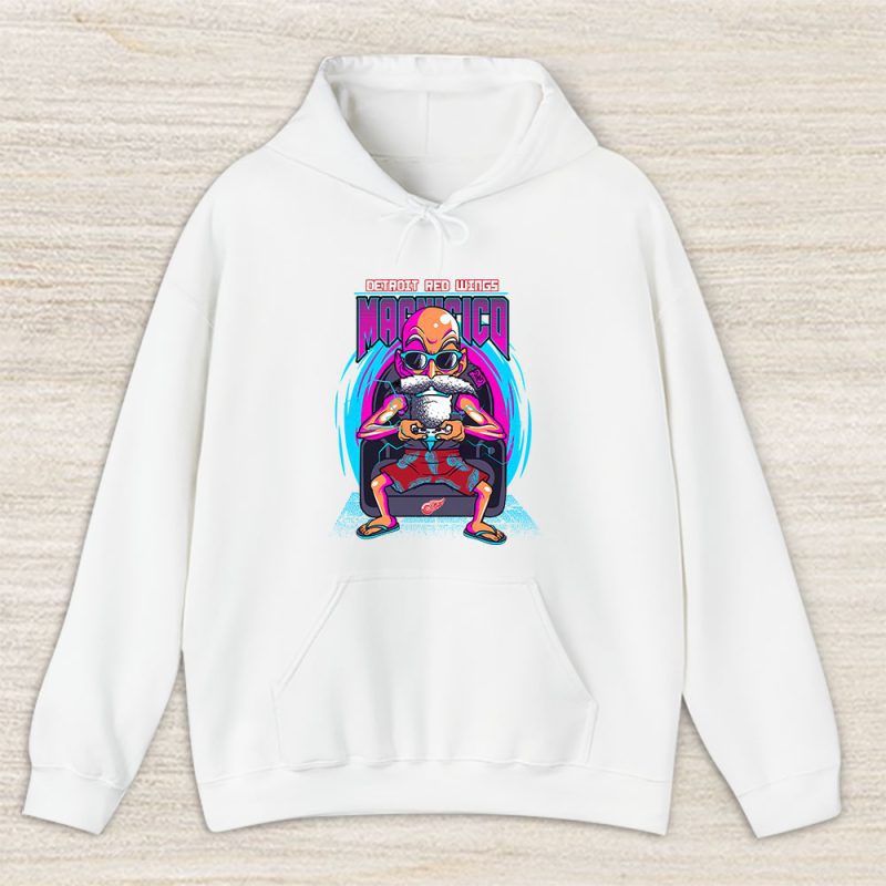 Kamesennin X Master Roshi X Detroit Red Wings Team X NHL X Hockey Fan Unisex Hoodie TAH1337