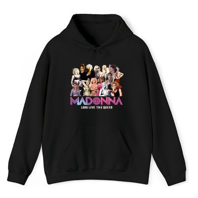 Madonna Long Live The Queen Black Unisex Hoodie TAH1108