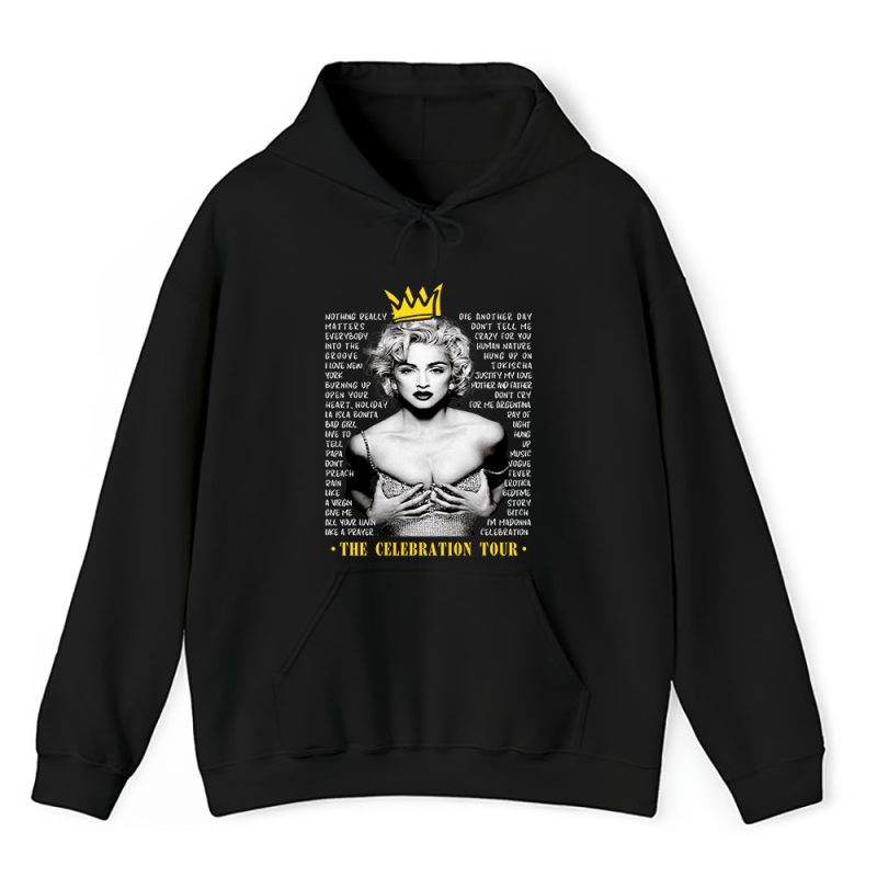 Madonna The Celebration Tour Black Unisex Hoodie TAH1115