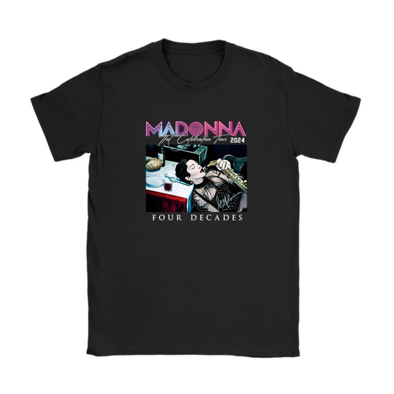 Madonna The Celebration Tour Black Unisex T-Shirt TAT1103