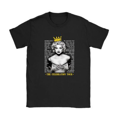 Madonna The Celebration Tour Black Unisex T-Shirt TAT1115